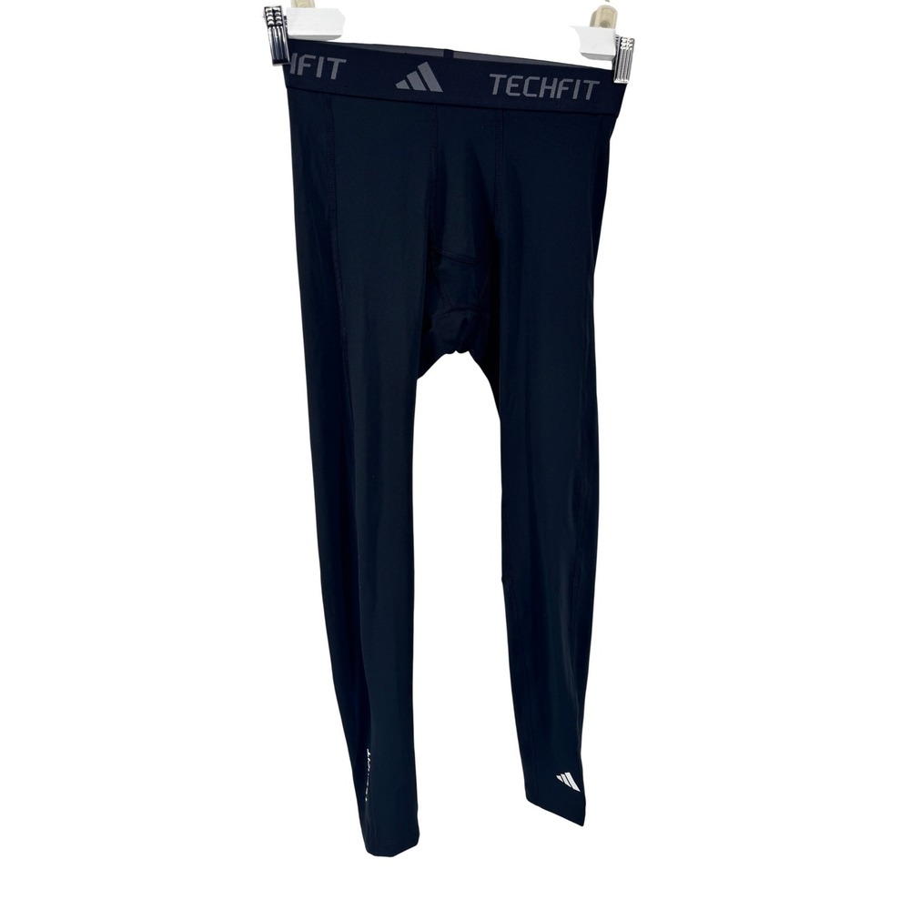 Adidas Techfit base Layer Compression Tights Medium Black Leggings New